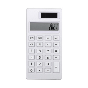 Calculatrice solaire personnalisée, mini calculatrice de poche pour étudiants, portable, promotionnelle, ultra-fine - Product Image 1