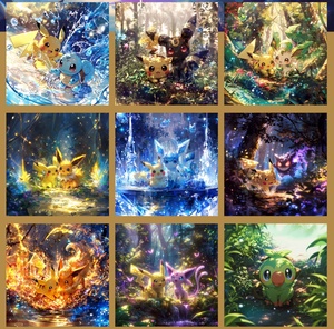 การ์ดเกมสะสมอนิเมะสาวน้อยเอลฟ์น่ารัก 6 อันดับแรกของโลก โปเกมอน B5 จาก Wholesale Art Realm - Product Image 2
