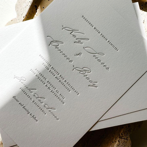 Tarjetas Premium con Forma de Arco, Tamaño A5, Papel Grueso de Algodón, Invitación de Boda con Relieve Ciego, Juego de Invitaciones de Boda con Sello de Cera - Product Image 5