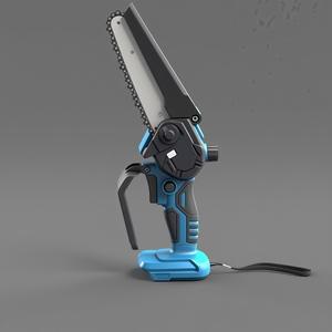 Tronçonneuse électrique sans fil 21V 6 pouces avec affichage numérique, batterie au lithium rechargeable pour jardinage et élagage - Product Image 4