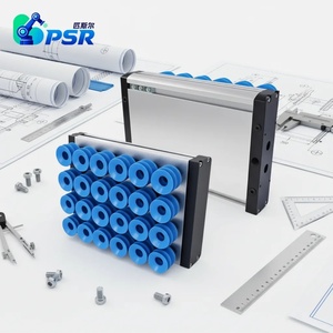 อุปกรณ์จับยึดสุญญากาศแบบนิวแมติกสำหรับแขนหุ่นยนต์ CPSR 200 มม. รุ่น Heavy Duty รุ่น IVSC-850-200-DXF-G40-LS2L สำหรับงานจัดเรียงพาเลทบนกล่องไม้ในงานโลจิสติกส์ - Product Image 1