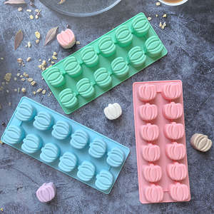 Hot Sale 12 Pack Silicone Pumpkin and Biscuit Mold Cake Tools Mold for <b>Chocolate</b> and Baking Bpa Free Candy Biscuit Mold - Product Image 2