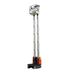 Plataforma Elevadora Aérea de Aluminio Autopropulsada - Elevador Vertical de Mástil Único Móvil Tipo Escalera - Precio Económico al por Mayor - Product Image 4