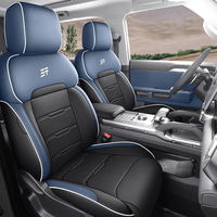 Housses de siège de voiture personnalisées en cuir pour Jetour T2 Traveler Shanhai T2 2023-2026, ensemble complet, sport, avant et arrière, avec coussins