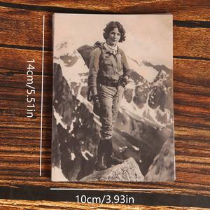 JAI IMAN 32 papiers et 36 autocollants Vintage Photos de voyageurs DIY Scrapbook Paper Kit <span class=keywords><strong>Ephemera</strong></span> Keepsake Cards - Product Image 4