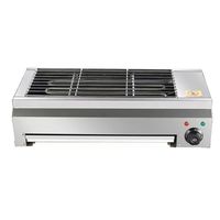 Plateau de cuisson électrique commercial Barbecue intérieur sans fumée Grill Brochette d'agneau Grill
