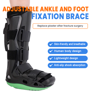 Chaussures de <span class=keywords><strong>Marche</strong></span> Noires à Coussin d'Air de Shiheng Medical avec Coussins d'Air de Haute Qualité et Semelle Antidérapante pour le Soutien de la Cheville et du <span class=keywords><strong>Pied</strong></span> - Product Image 2