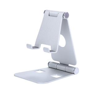 Sáng tạo hợp kim nhôm Điện thoại di động đứng kim loại gấp đôi đa chức năng thuận tiện di động lười biếng Máy tính để bàn đứng - Product Image 1