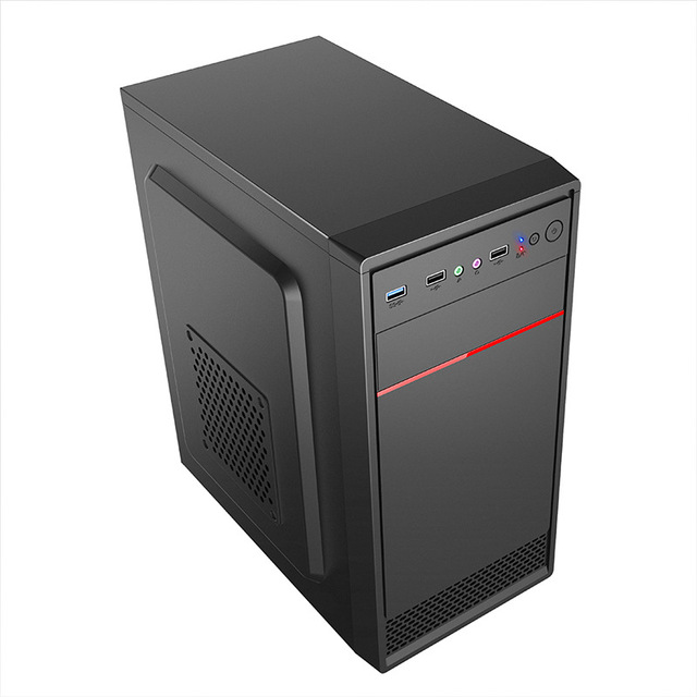 Small Camel N9 ATX Full Tower Aluminum Alloy Desktop Computer Host Case with Side Panel Window and Top Mounted Power Assembly