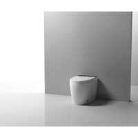 Modern Apartment Ceramic Induction Flush Electric Toilet Star Hotel Washroom Easy to Clean Integrated Dmart Flush Toilet