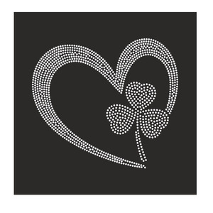 Transferencia <span class=keywords><strong>de</strong></span> Diseño Termoadhesiva con Pedrería <span class=keywords><strong>de</strong></span> Trébol <span class=keywords><strong>de</strong></span> San Patricio - Product Image 1