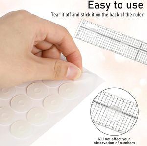 24 cái chống trượt <span class=keywords><strong>Silicone</strong></span> Grips cho Quilt Template Grips dính Nhẫn Quilting Cai Trị Nhẫn may Cai Trị không trượt Cai Trị Grips - Product Image 2