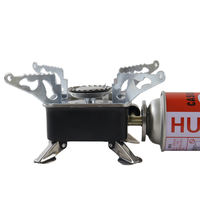 Kit de cuisinière à gaz propane butane léger portable de haute qualité sans danger pour le camping en plein air à usage domestique livré avec une boîte en plastique