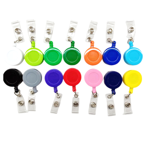 الجملة متعدد الألوان فارغة البلاستيك cna بكرات شارة مخصص الطبية المعلم ID بكرة الشارة القابلة للسحب التمساح كليب - Product Image 2