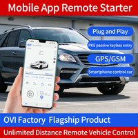 Système de démarrage à distance intelligent OVI PKE Keyless Go SMARTSTART APP, clé de voiture intelligente, clé numérique pour Mercedes-Benz W447 W212