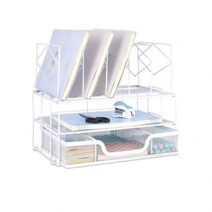 Desk Organizers and Desk Accessories - <b>File</b> Organizer with Drawer, Desk Accessories & Workspace Organizers for Office Supplies - Product Image 2