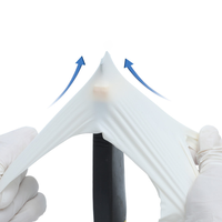 Gants en nitrile blancs jetables pour examen médical, sans poudre, pour travaux manuels