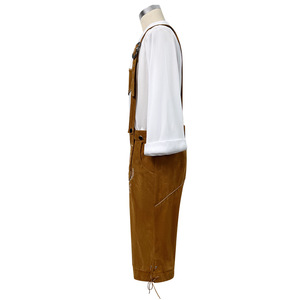 Men's Oktoberfest Overalls Bavarian Traditional Folk Beer Suit Strappy Pants Size M Polyester Fiber Embroidery Spring 2025 - Product Image 4