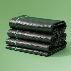 Tissu anti-mauvaises herbes de <span class=keywords><strong>paysage</strong></span> de haute qualité 100% vinyle PP tissé, anti-UV, 1,3 pi, 2,3 pi, 19,7 pi, couverture de sol pour aménagement paysager - Product Image 1