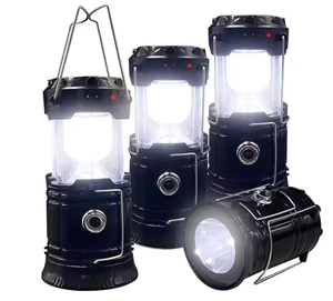 Solar Rechargeable Handle Portable <b>LED</b> Camping <b>Light</b> Outdoor Hook <b>Mini</b> <b>Led</b> Camping Lantern - Product Image 2