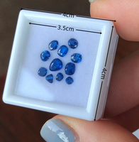 Nouvelle boîte d'emballage de bijoux carrée avec éponge boîte d'affichage de bijoux en acrylique Transparent boîte de rangement d'insigne