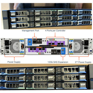 ที่ใส่ ME412ที่มีประสิทธิภาพการขยาย ME412 PowerVault 12X3.5 ''อ่าวไดรฟ์ (12GB SAS) 10g ฐาน ISSI T 12G SAS - Product Image 6