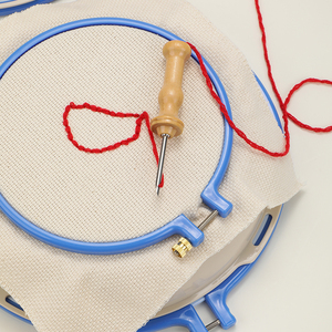 SKC cercle de broderie cadre en plastique, cerceau de broderie Double couche support idéal pour l'aiguille à poinçonner - Product Image 4
