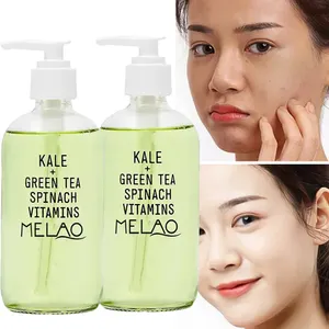 Chá Verde Facial Cleanser Hyrating Whitening Private Label Lash Espuma Hyrating Kale Chá Verde Vitaminas Espinafre Face Wash