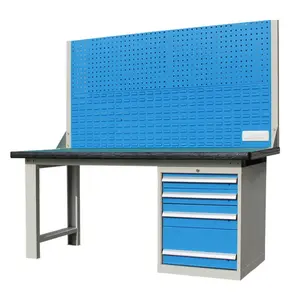 Factory Workshop Metal Mobile Garage Combined Removable Tool Cabinet Work Station Tool Trolley Workbench