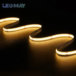 Leomay phòng tắm hơi ánh sáng tuyến tính nhiệt độ cao IP68 không thấm nước Flex Silicone chịu nhiệt 24V Dimmable LED Strip Lights