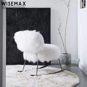 WISEMAX FURNITURE Nouveau design <span class=keywords><strong>Fauteuil</strong></span> moderne en tissu de laine Meubles de salon Chaises Baxter Népal <span class=keywords><strong>Fauteuil</strong></span> à <span class=keywords><strong>bascule</strong></span> à vendre - Product Image 5