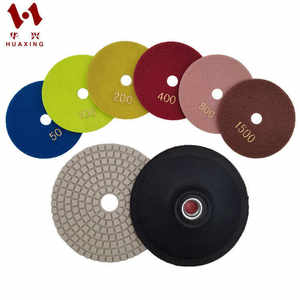 Tampons de polissage à l'eau en diamant pour <span class=keywords><strong>Dekton</strong></span>, granit, marbre et béton – Utilisation pour sols et comptoirs - Product Image 2