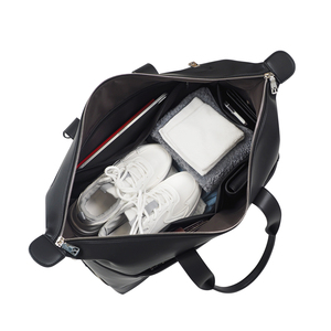 High Quality Travel Fashion Leather Overnight Duffle <strong>Bag</strong> with Gym <strong>Bag</strong> Shoe <strong>Compartment</strong> - Product Image 3