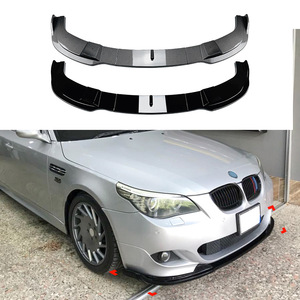 Amp-Z Front Bumper Lip Splitter Carbon Fiber Texture Matte Finish For Bmw 5 Series E60 E61 M Sport 2005-2010 - Product Image 1