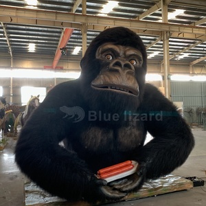 Animatronic Personnalisé Gorille <span class=keywords><strong>King</strong></span> Kong Thème Parc d'attractions Zoo Intérieur Simulation Animal Modèle à vendre - Product Image 3