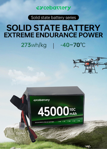 Batería de estado semisólido para drones UAV de 45000mAh 47000mAh, certificada CE, 1000 ciclos, multimotor, 6S12S18S 24S, gran capacidad de 10000mAh-6S 4.4 - Product Image 5