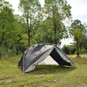 <span class=keywords><strong>Tenda</strong></span> da campeggio ultraleggera da esterno per 2 CXZ-224 doppi strati in bianco <span class=keywords><strong>e</strong></span> nero resistente - Product Image 3