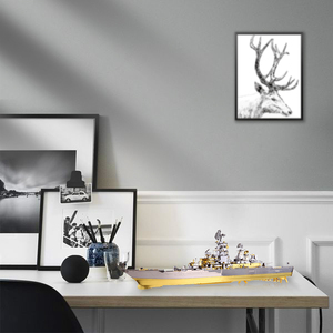 Puzzle 3D en métal Piececool Bateau de guerre croiseur, kit de modèle de navire de marine en acier inoxydable, jouet d'assemblage pour adulte - Product Image 6