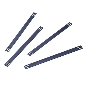 Schwarze Nylon-Kabel markierung platte 5,12*130MM Verwendung mit Nummernrohr-Nylon kabelbändern