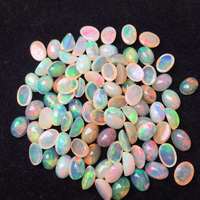 Cabochons en opale ovale en pierre naturelle 4X5MM 4X6MM 5X7MM Cabochons en opalite de feu Pierre naturelle