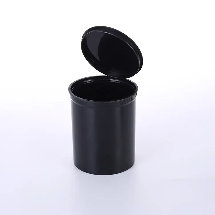 黒の卸売薬局プラスチックポップトップボトルバイアルピル用コンテナ13ドラムポップトップバイアル