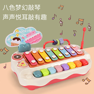 <b>Dropshipping</b> Shopify Kids Baby Xylophone Piano 2 In 1 Wooden Musical Instrument Educational Toy Gift Early Learning No Battery - Product Image 5