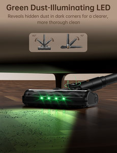 <span class=keywords><strong>Aspirateur</strong></span> à sec sans fil portatif, léger, sans sac, moteur sans balais, 400W, autonomie 30-60 min, capacité de 0,7L, usage domestique - Product Image 3