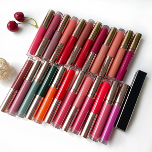 Personalizzato crea il tuo Logo <span class=keywords><strong>rossetto</strong></span> opaco personalizzato <span class=keywords><strong>rossetto</strong></span> <span class=keywords><strong>rosso</strong></span> scuro Private Label - Product Image 3