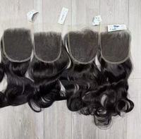 Натуральные волосы HD Lace Front: необработанные камбоджийские волосы в пучках, закрытия 2x6, 4x4, 5x5, фронтальные HD Lace 13x4, 13x6