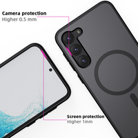 Coque de téléphone portable magnétique à Charge sans fil 2022 pour Samsung Galaxy S22 S23 Plus TPU PC