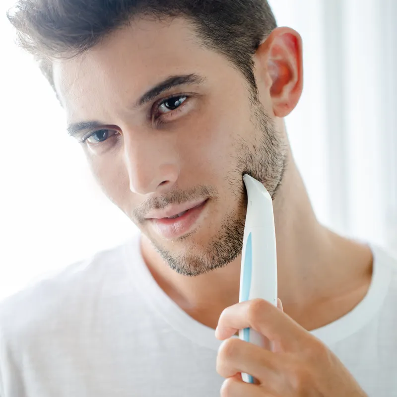 Customized stainless steel cordless electric nose hair clippers and men's ear hair trimmers