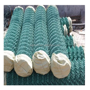 Nhúng nóng mạ kẽm lốc xoáy dây lưới 8 ft PVC tráng Chuỗi liên kết hàng rào CuộN khung kim loại cho trang trại & thể thao hàng rào phụ kiện - Product Image 1