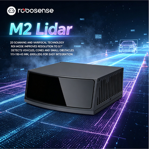 RoboSense M2 Lidar 111x110x45 มม. เทคโนโลยีการสแกน 2 มิติแบบปรับระยะโฟกัสได้ สำหรับการตรวจจับสิ่งกีดขวางในการขับขี่อัตโนมัติ - Product Image 1