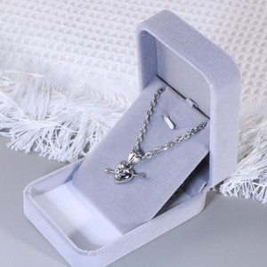 Heart-Shaped <b>Titanium</b> Steel Necklace With Arrow Pendant Unisex Everyday Wear SP585 - Product Image 3